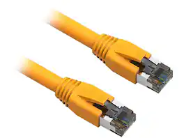 Nippon Labs - Cat8 RJ45 3FT 40Gbps 2000MHz S/FTP Ethernet Cable (Yellow)