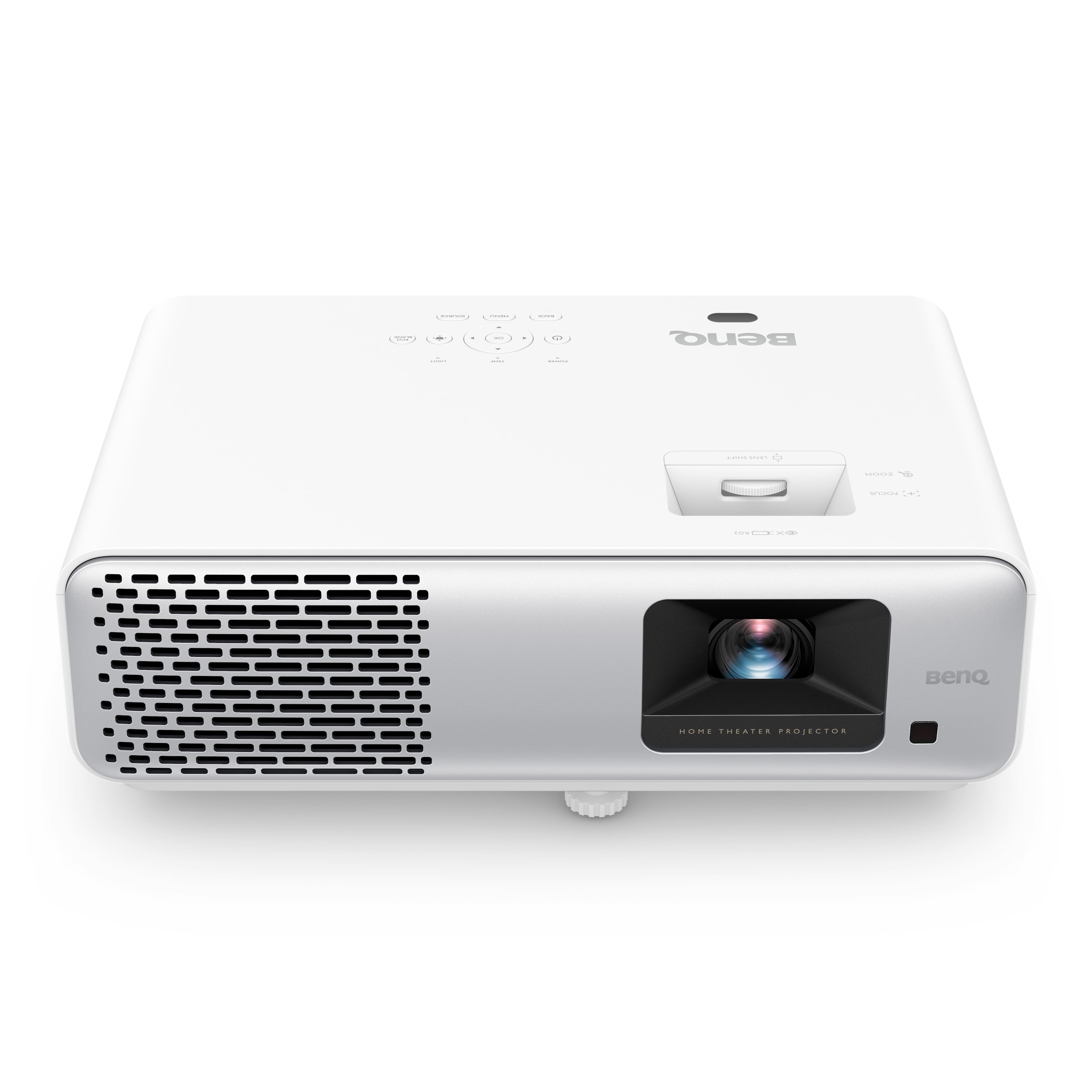 Angle. BenQ - HT2060 1080p HDR LED Home Theater Projector with Lens Shift & Low Latency - White.