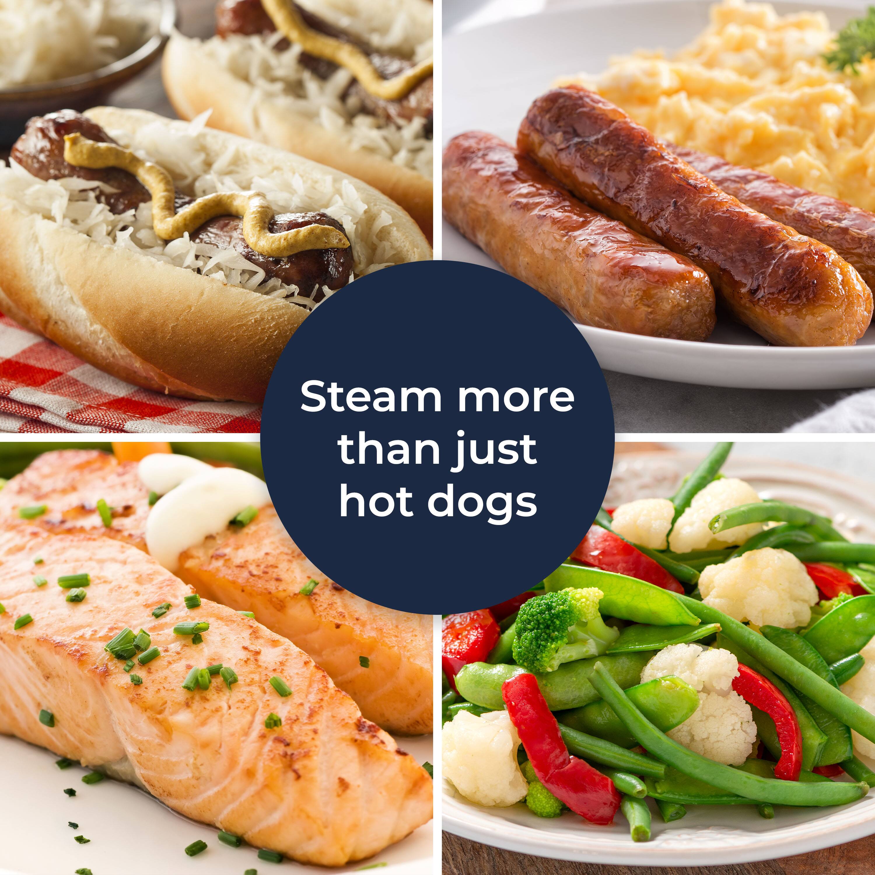 Steam more than just hot dogs