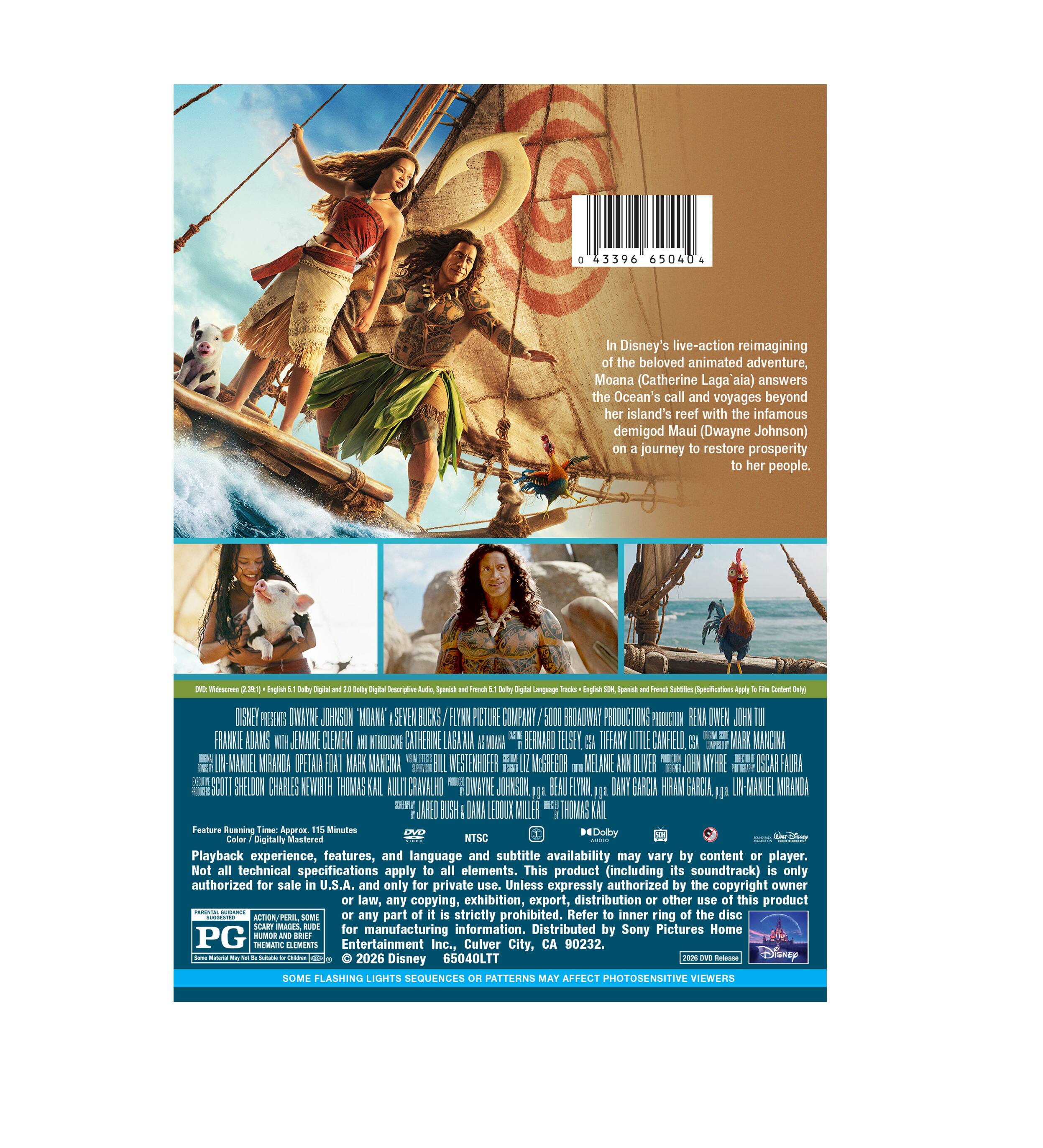 Alt View 1. Moana (2026) (DVD).