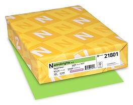Astrobrights - Colored Paper, 24 lbs., 8.5" x 11", Martian 500 Sheets/Ream - Green