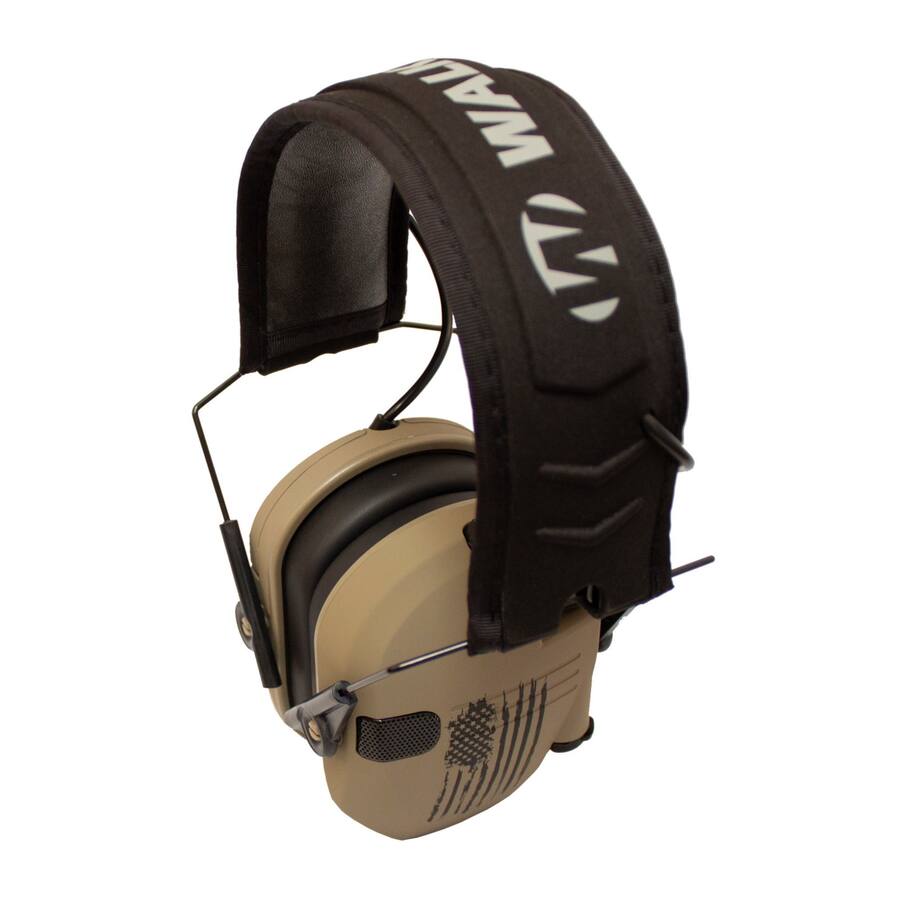 Walker Razor Tan Color Walkers Walker’s Razor Shooting Muffs (Distressed Flag) 3 Pack Tan ...