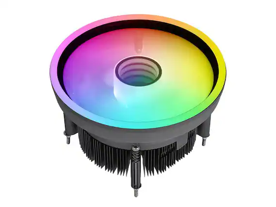 Front. Thermaltake - UX150-L ARGB Sync CPU Cooler - Black.