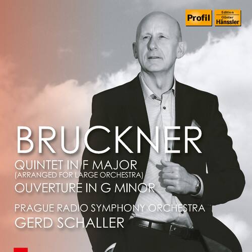 BRUCKNER  
QUINTET IN F MAJOR  
(ARRANGED FOR LARGE ORCHESTRA)  
OUVERTURE IN G MINOR  

PRAGUE RADIO SYMPHONY ORCHESTRA  
GERD SCHALLER  

Edition Profil  
Hanssler