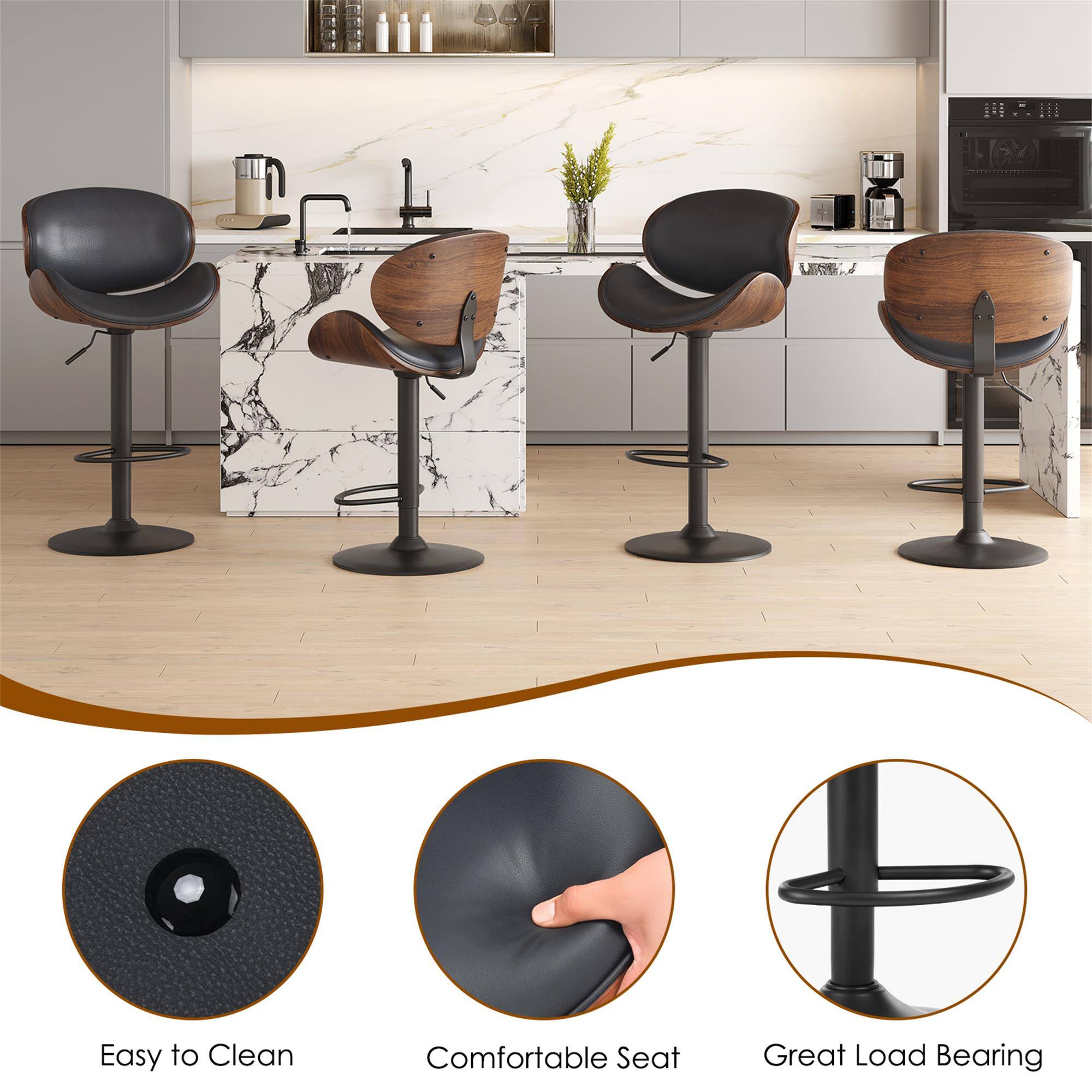 Easy to Clean  
Comfortable Seat  
Great Load Bearing