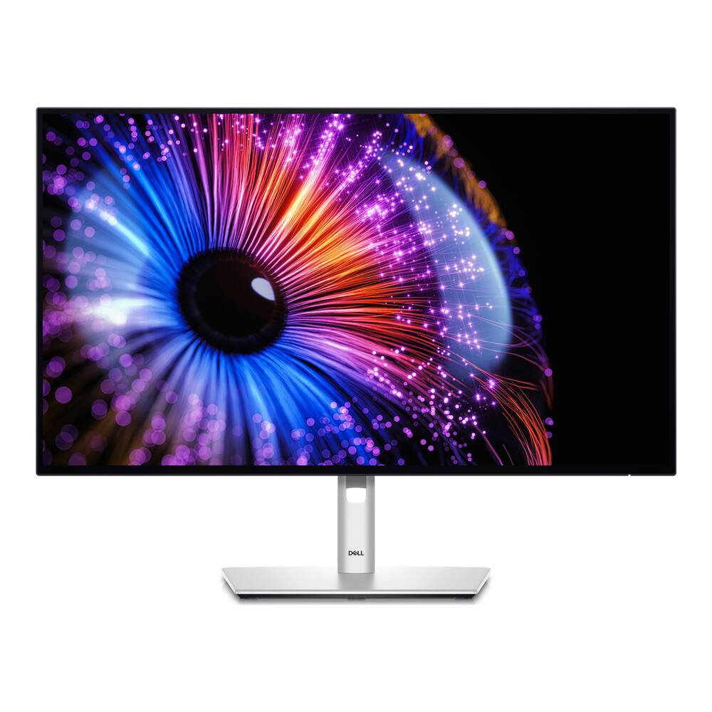 Angle. Dell - UltraSharp U2724DE 27" WQHD Thunderbolt 4 Monitor with ZoomSpeed HDMI & Ethernet Cables + AOM Cloth - 1 Pack.