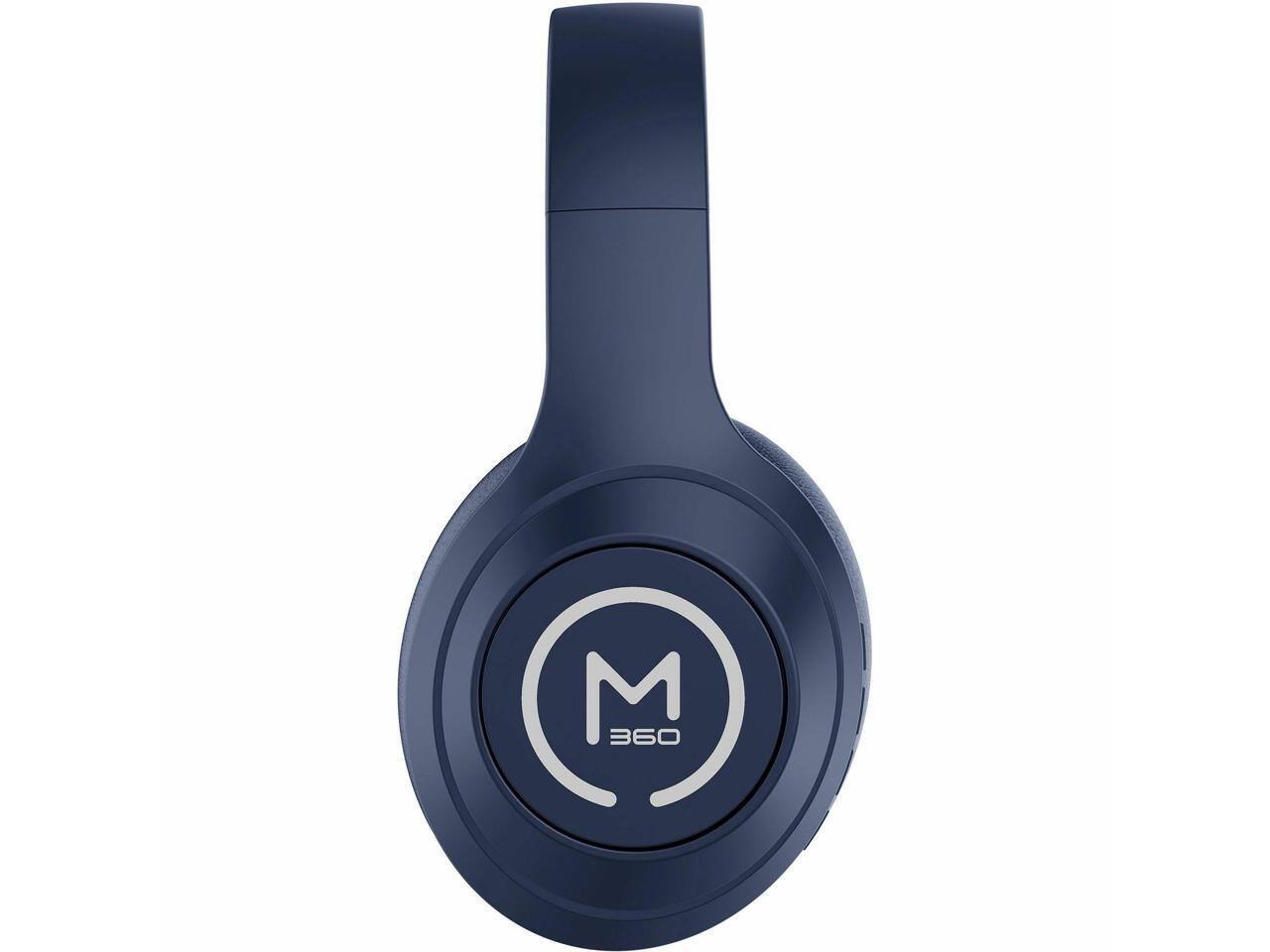 Alt View 5. Morpheus 360 - Morpheus 360 Comfort Plus Wireless Headphones - Bluetooth, Mic, 10H Playtime (Blue) - Blue.