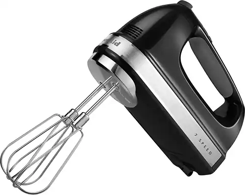 KitchenAid - KHM7210OB 7-Speed Hand Mixer - Onyx Black