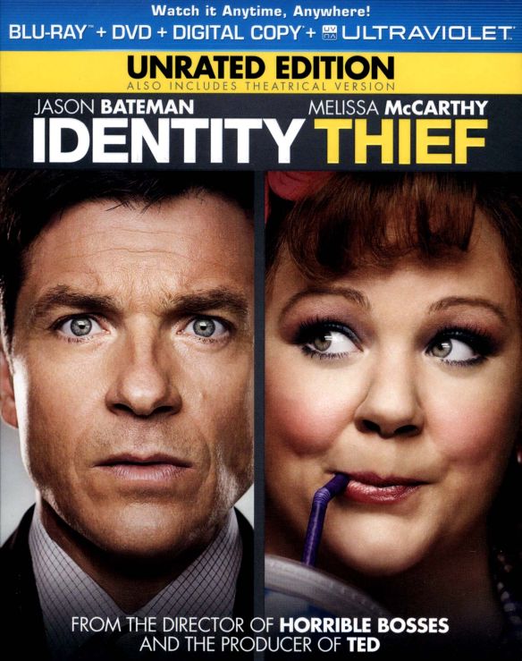  Identity Thief [Rated/Unrated] [2 Discs] [Includes Digital Copy] [UltraViolet] [Blu-ray/DVD] [2013]