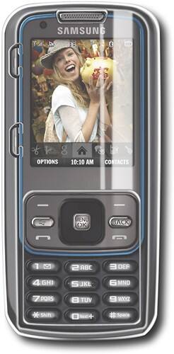 Front Standard. DLO - Shell Case for Samsung Rant Mobile Phones - Clear.