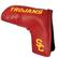 Front. Team Golf - USC Trojans Tour Blade Putter Cover - Multicolor.