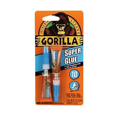 INCREDIBLY STRONG  
GORILLA  
SUPER GLUE  
10  
SUPER CD Metal  
The Ultimate Liquid Adhesive  
For Permanent Bonds  
The Strongest Glue on Earth