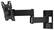 Front. Peerless-AV - Full-Motion TV Wall Mount for Most 10" - 29" Flat-Panel TVs - Extends 12.7" - Black.