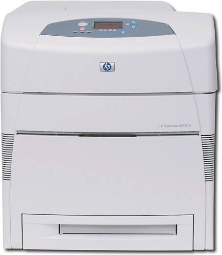 Front Standard. HP - Network-Ready Laser Printer.