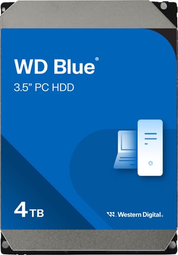 WD - Everyday 4TB Internal SATA Hard Drive for Desktops