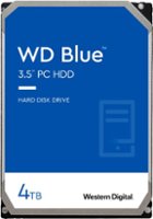 WD - Blue 4TB Internal SATA Hard Drive for Desktops - Front_Zoom