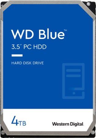 WD - Blue 4TB Internal SATA Hard Drive for Desktops
