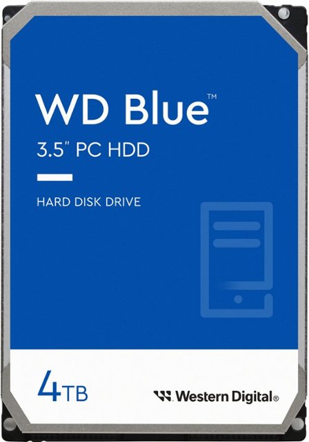 Front Zoom. WD - Blue 4TB Internal SATA Hard Drive for Desktops.