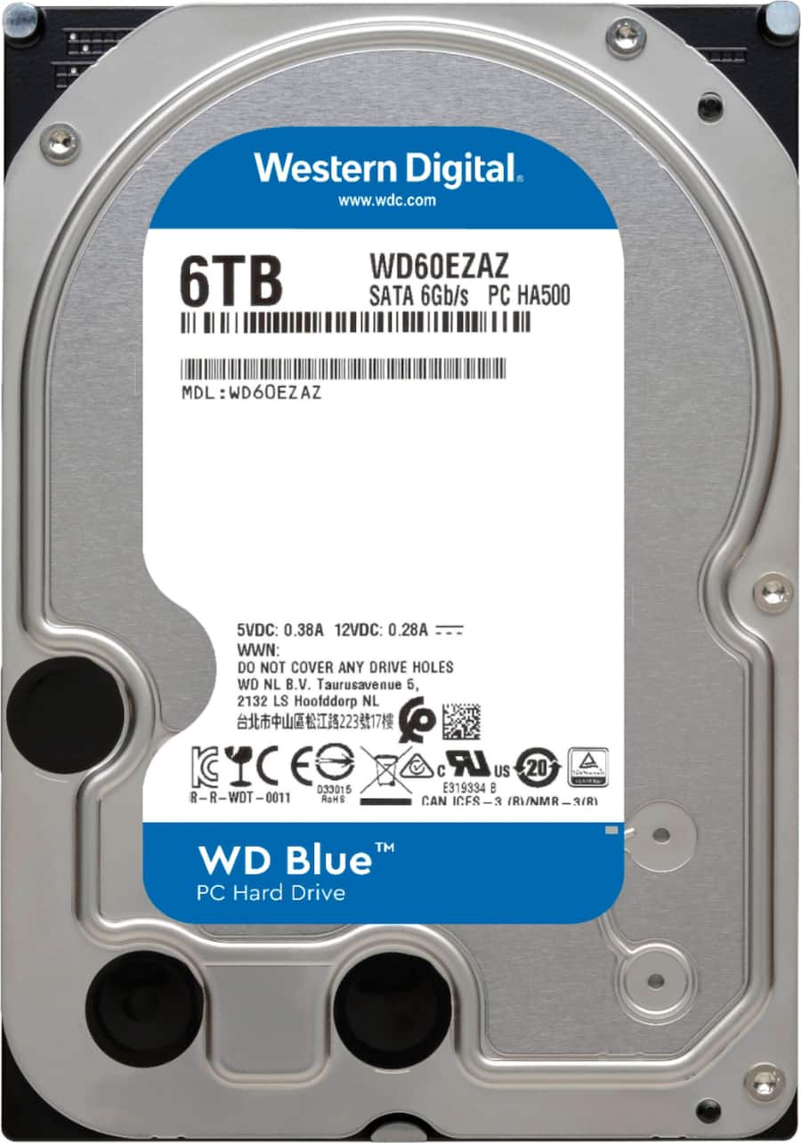 WD Blue 6TB PC Internal Hard Drive for Desktops WD60EZAX - Best Buy WD Blue 6TB PC Internal Hard Drive for Desktops WD60EZAX - Best Buy