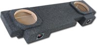 Front Zoom. ATREND - 10" Dual Sealed Subwoofer Enclosure for 2002 or Later Avalanche/Escalade Trucks - Charcoal.