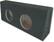 Angle Standard. Atrend - 10" Dual Sealed Subwoofer Enclosure - Charcoal.