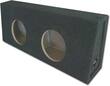 Atrend - 12" Dual Sealed Subwoofer Enclosure - Charcoal - Angle