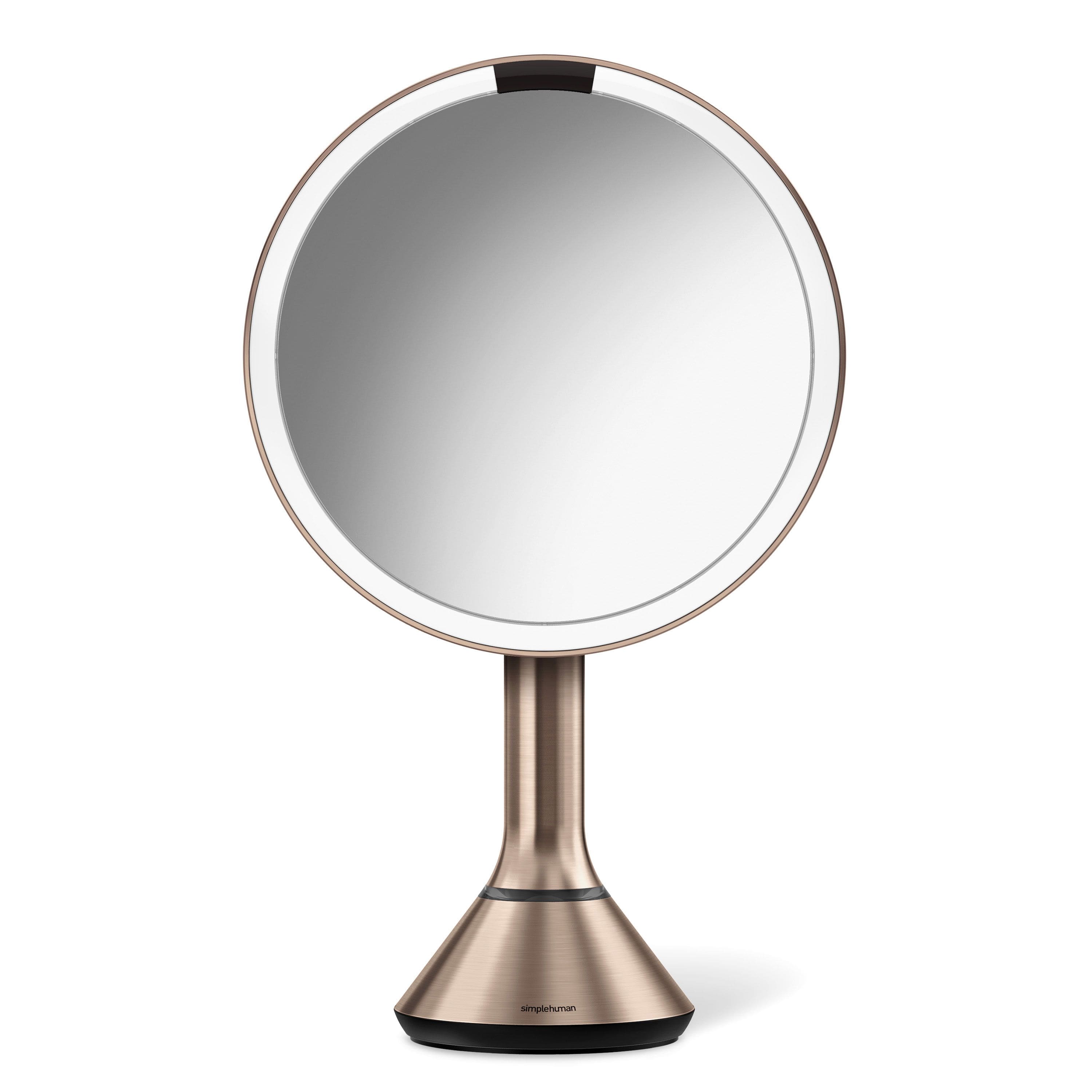 simplehuman sensor mirror with touch control brightness and