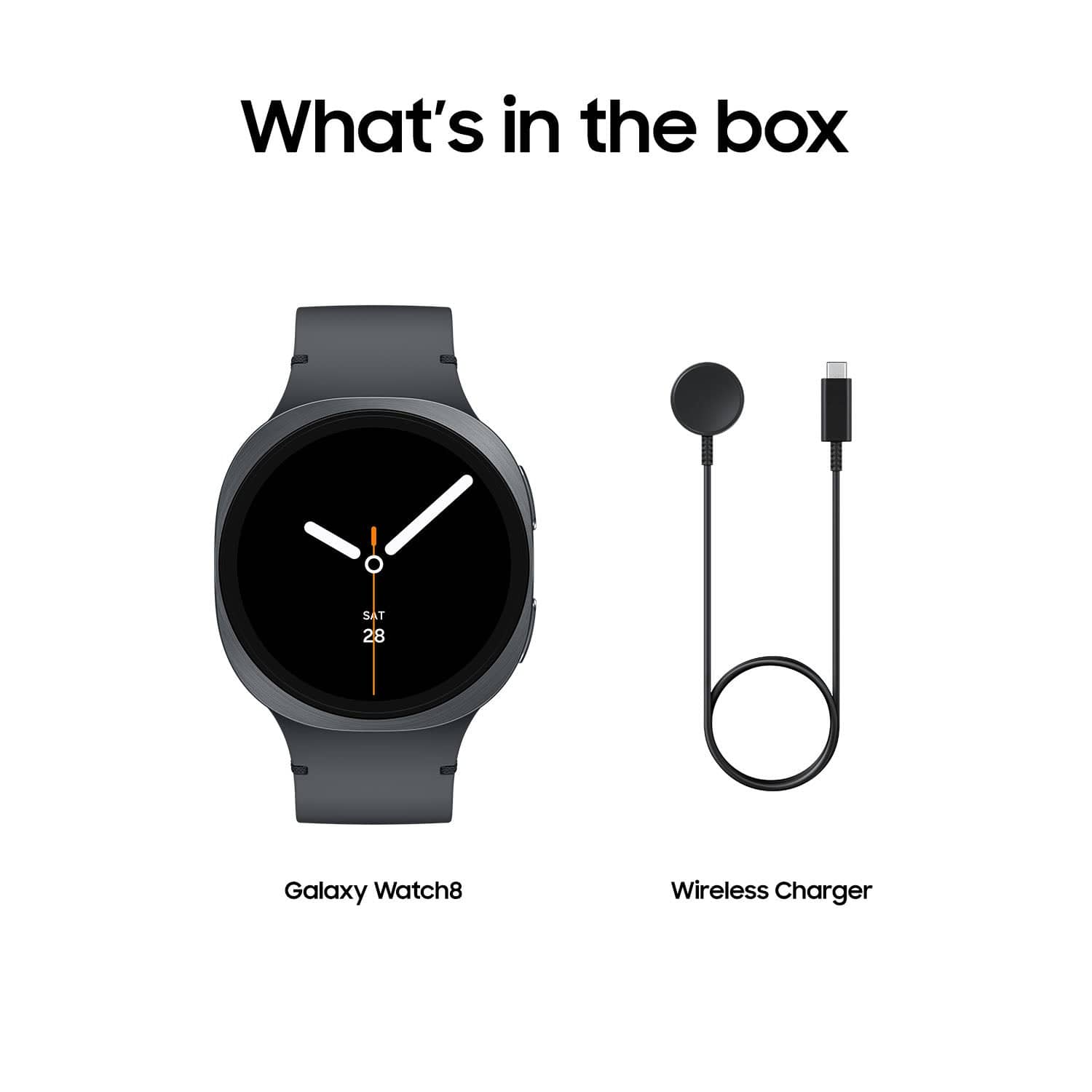 What's in the box - Galaxy Watch8 - Wireless Charger