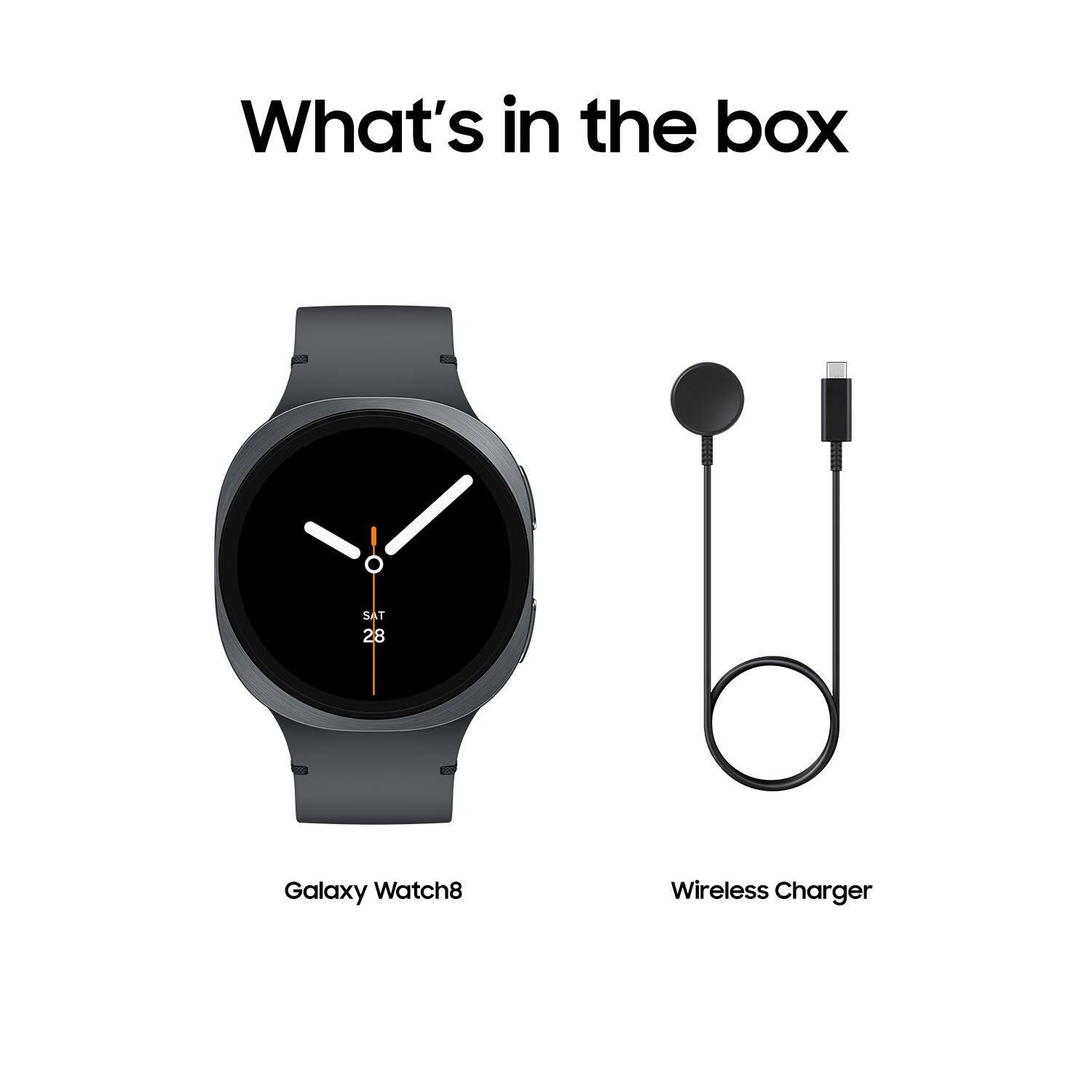 What's in the box - Galaxy Watch8 - Wireless Charger