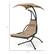 Alt View 7. Best Choice Products - Best Choice Products Hanging Curved Chaise Lounge Chair Swing w/ Pillow, Shade, Stand - Tan - Tan.