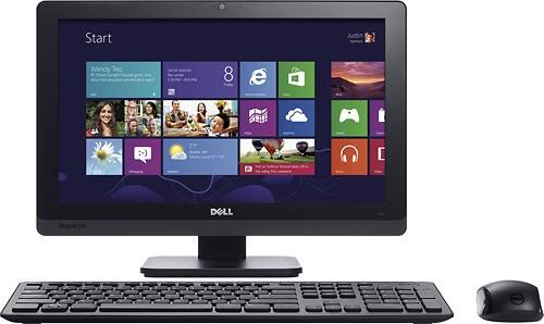 Front Standard. Dell - Inspiron One 20" All-In-One Computer - 4GB Memory - 1TB Hard Drive.