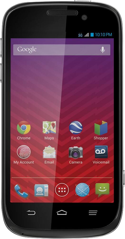 Best Buy Virgin Mobile AWE NoContract Cell Phone Black/White N800