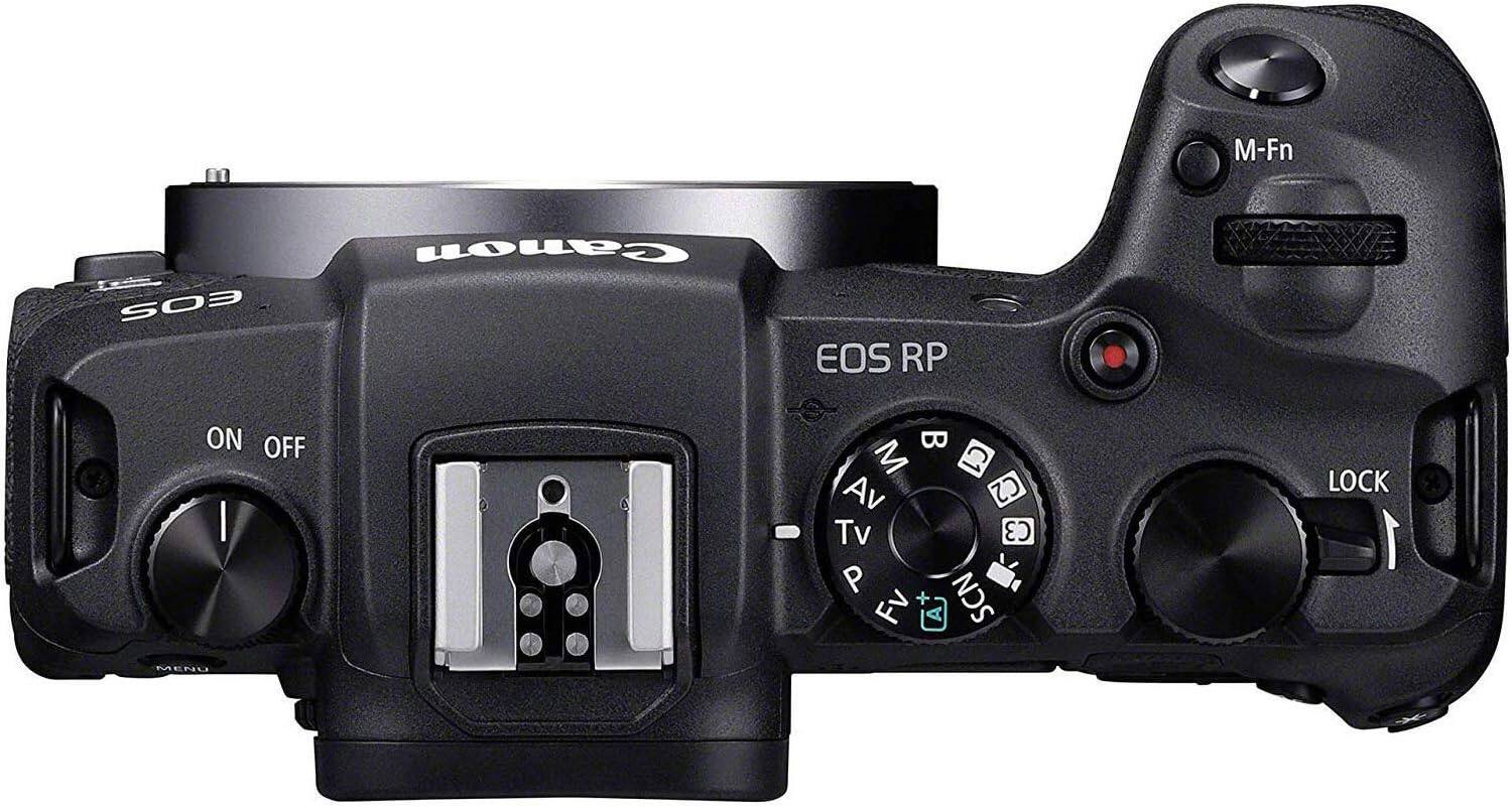 Canon EOS RP

M-Fn

ON OFF

M C1 Av C2 Tv C3 P Fv SCN

LOCK

MENU
