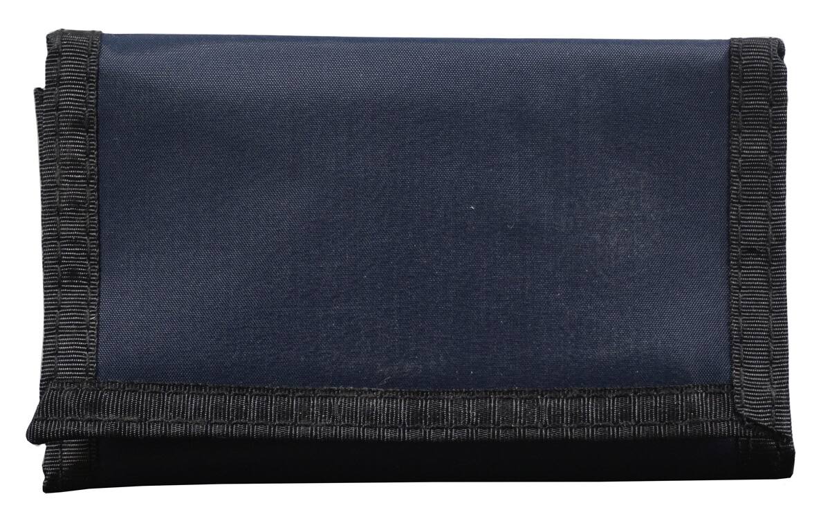 Alt View 1. Rico Industries - Cleveland Indians Baseball Nylon Trifold Wallet - Multi.