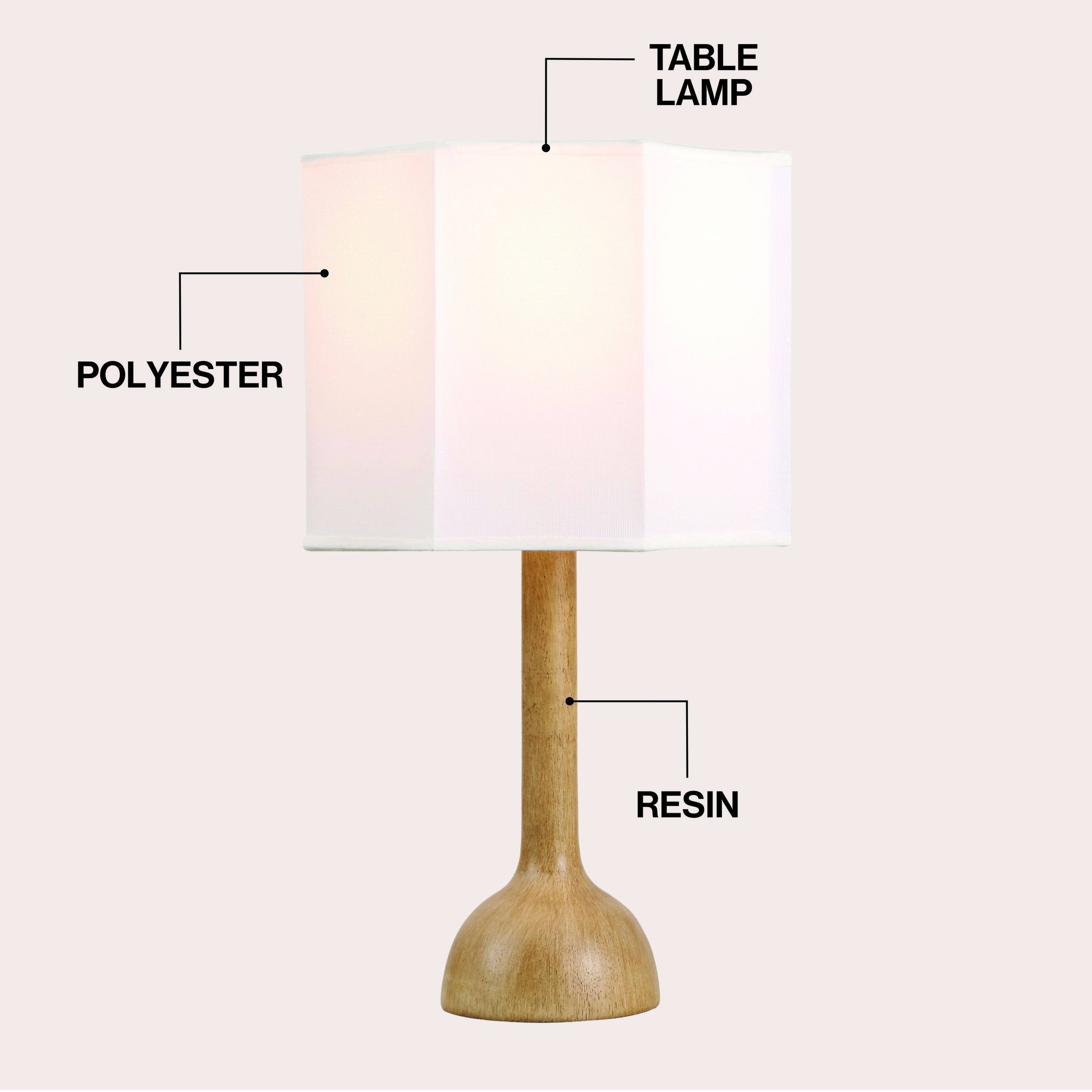 TABLE LAMP  
POLYESTER  
RESIN