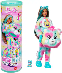 Barbie - 11.5" Cutie Reveal Good Vibes Care Bear