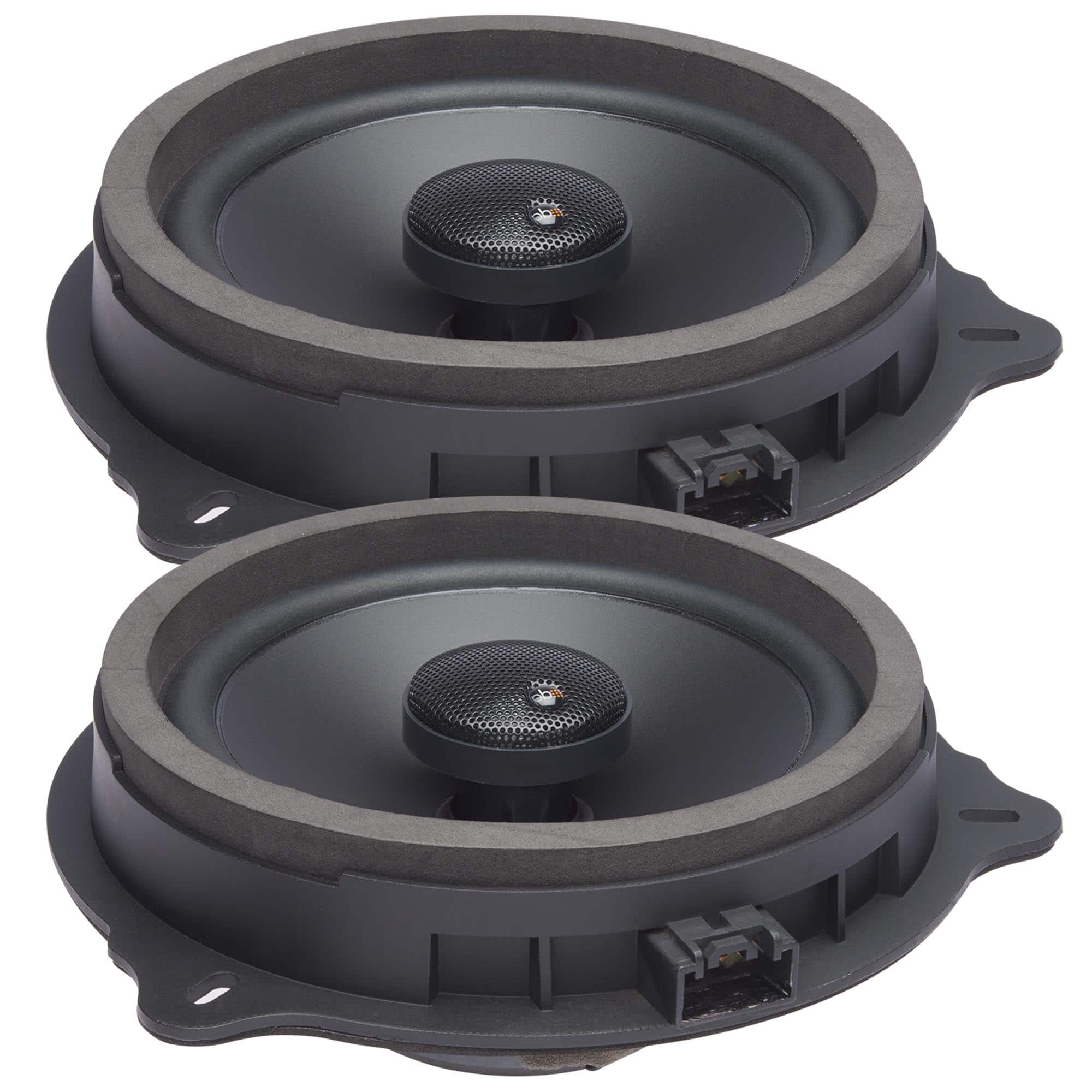 Powerbass - OE652-FD - 6.5" Ford OEM Replacement Coaxial Speakers - Pair - Black/Gray