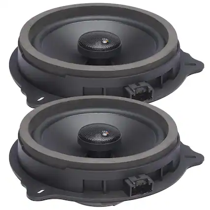 Front. Powerbass - PowerBass OE652-FD - 6.5" Ford OEM Replacement Coaxial Speakers - Pair - Black/Gray.