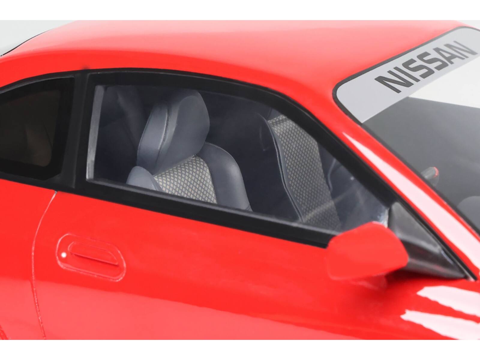Angle. Otto Mobile - 2014 Nissan Silvia S15 RHD Rocket Bunny Red with Graphics Limited Edition 2000pcs 1/18 - Red.