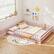 Alt View 1. Costway - Costway Queen Size Floor Bed with Full Length Safety Guardrails & Door for Boys, Girls - Pink.