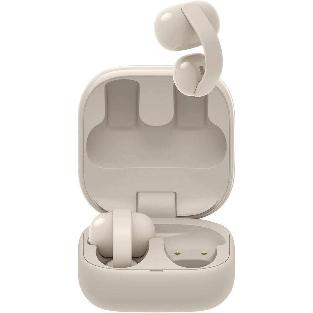 Back. Sony - LinkBuds Clip Truly Wireless Open Earbuds - WFLC900/C + 1-Year Extended Warranty & Cable Bundle.