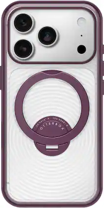 OtterBox - Symmetry Series Stand Hard Shell for Apple iPhone 18 Pro and Apple iPhone 17 Pro - Vinum Purple