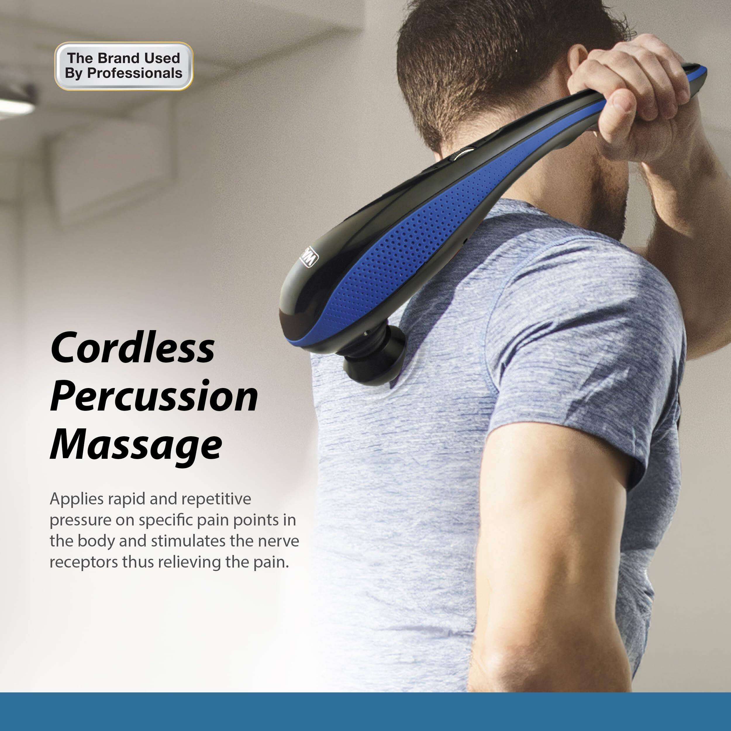 The Brand Used By Professionals

Cordless Percussion Massage

Applies rapid and repetitive pressure on specific pain points in the body and stimulates the nerve receptors thus relieving the pain.