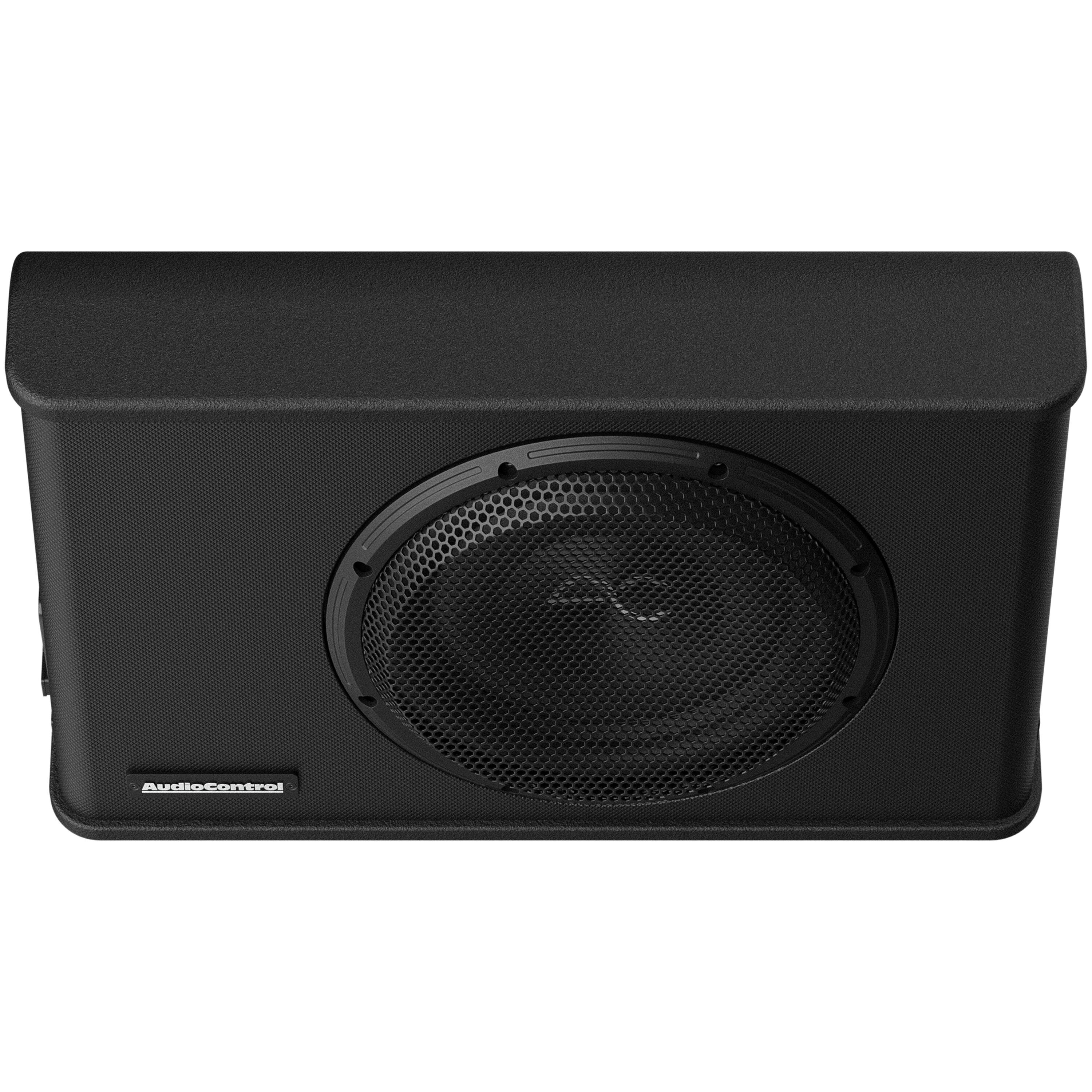 Alt View 17. AudioControl - Space Series 10” Single-Voice-Coil 2-Ohm Loaded Sealed Subwoofer Enclosure - Black.