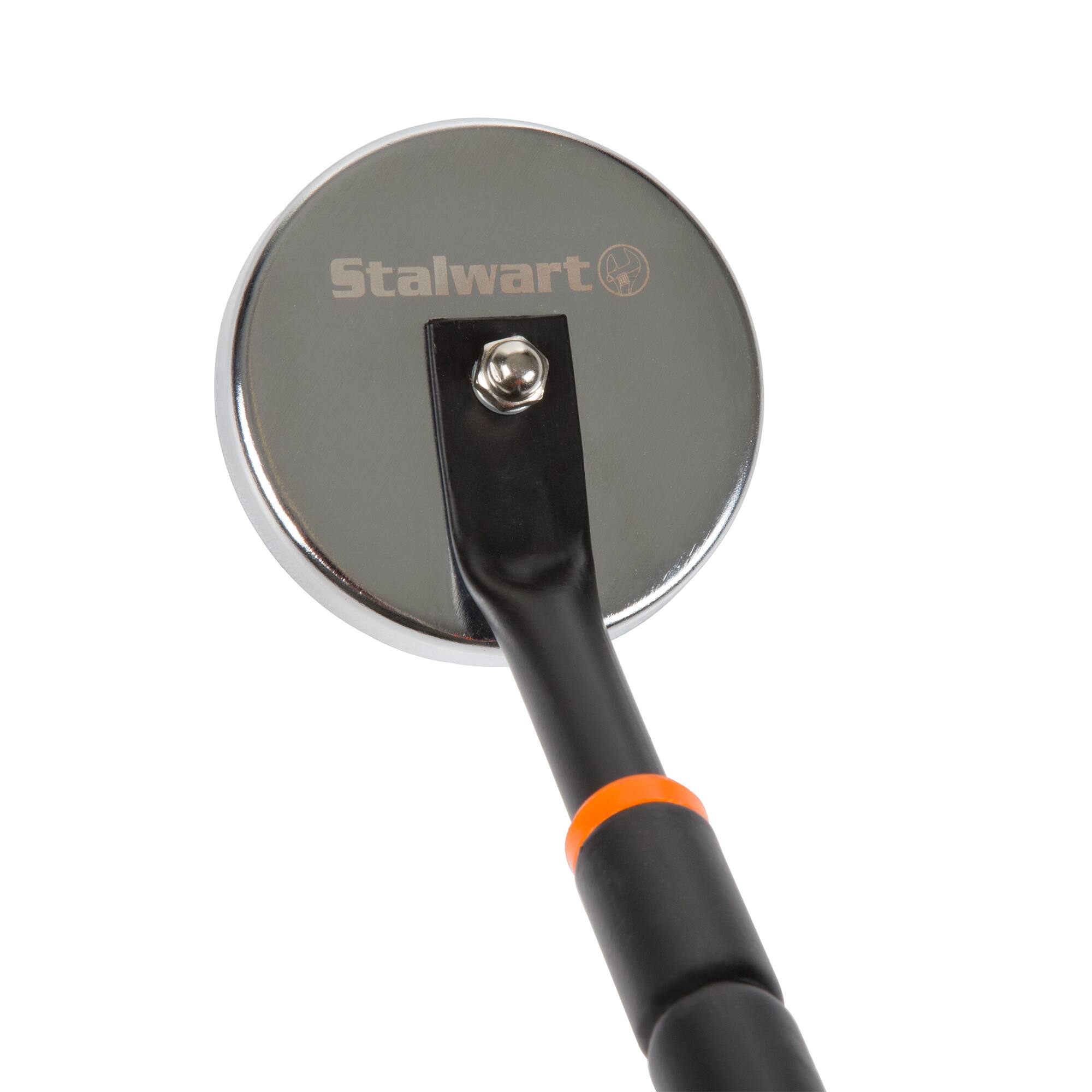Alt View 1. Stalwart - Telescoping Magnetic Pickup Tool - Orange.