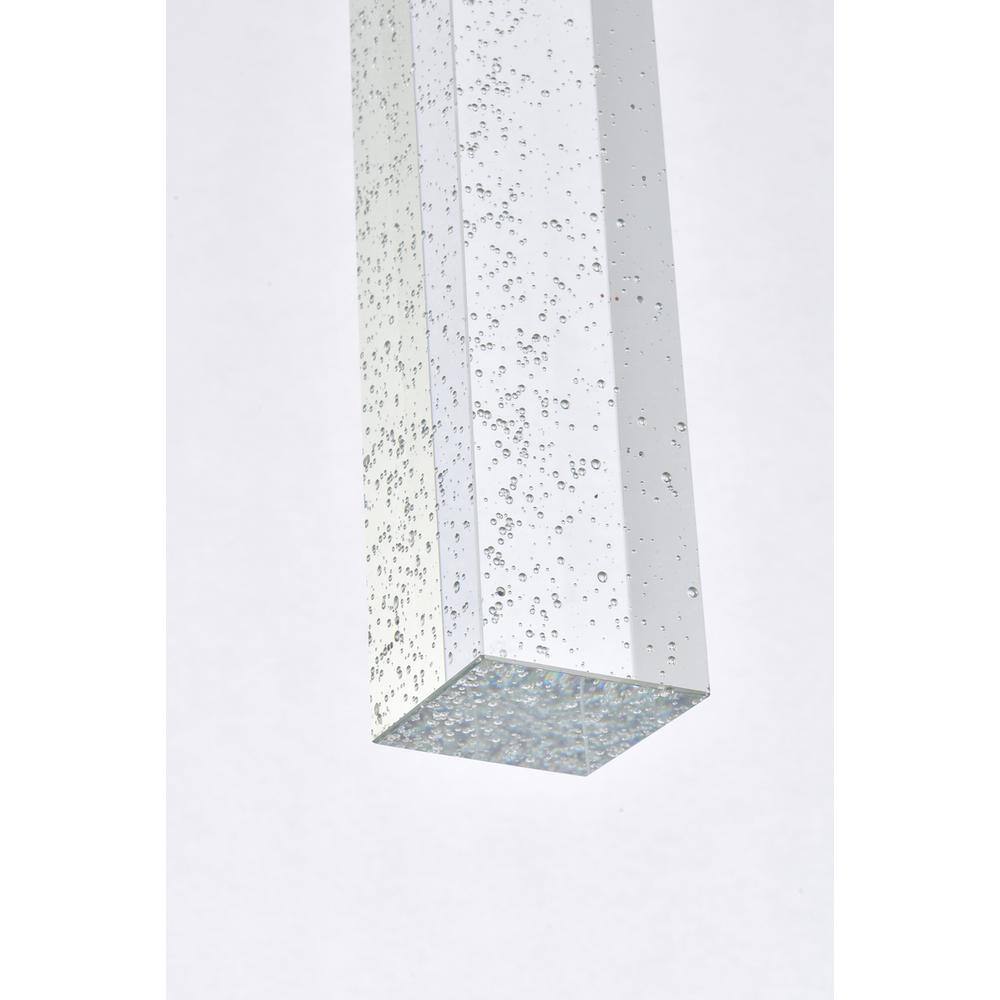 Alt View 2. Elegant Lighting - Weston 5 lights pendant in black - Black.