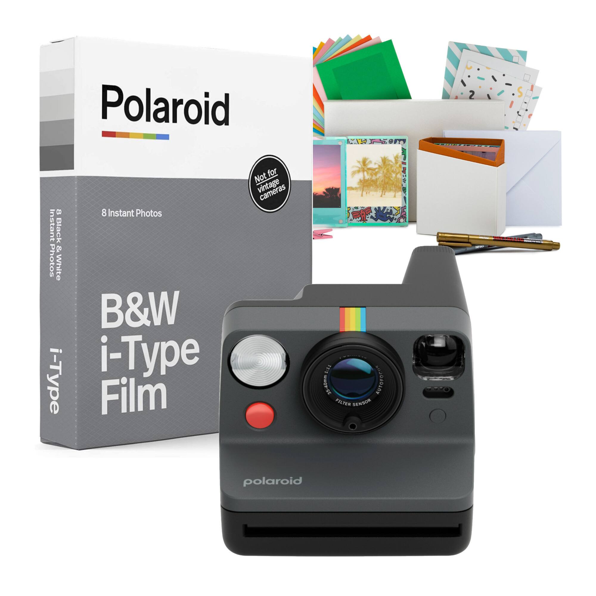 Polaroid AL0 9m 2 S C 8 Instant Photos Instant Black & White B&W i-Type i-Type Film for Not vintage cameras i 35-40mm AUTOFOCTE PELTER SENSOR polaroid