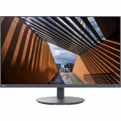 Front. NEC - NEC Display MultiSync E244F-BK 24" Class Full HD LED Monitor - 16:9 - Black - 23.8" Viewable - Vertical Alignment (VA) - Black.