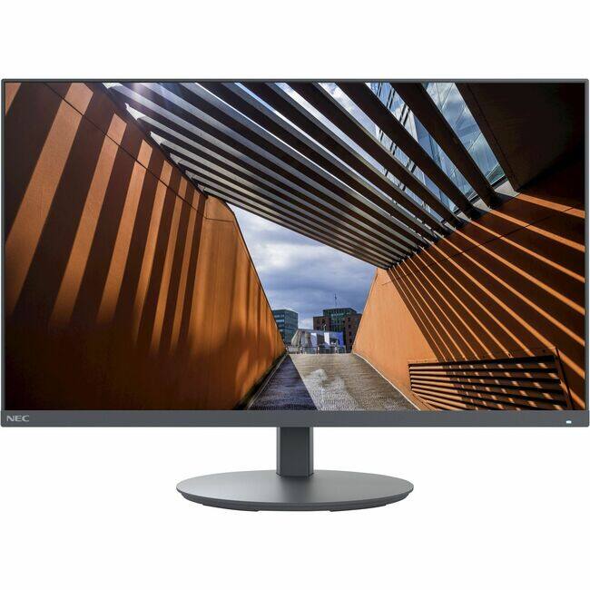 Front. NEC - NEC Display MultiSync E244F-BK 24" Class Full HD LED Monitor - 16:9 - Black - 23.8" Viewable - Vertical Alignment (VA) - Black.
