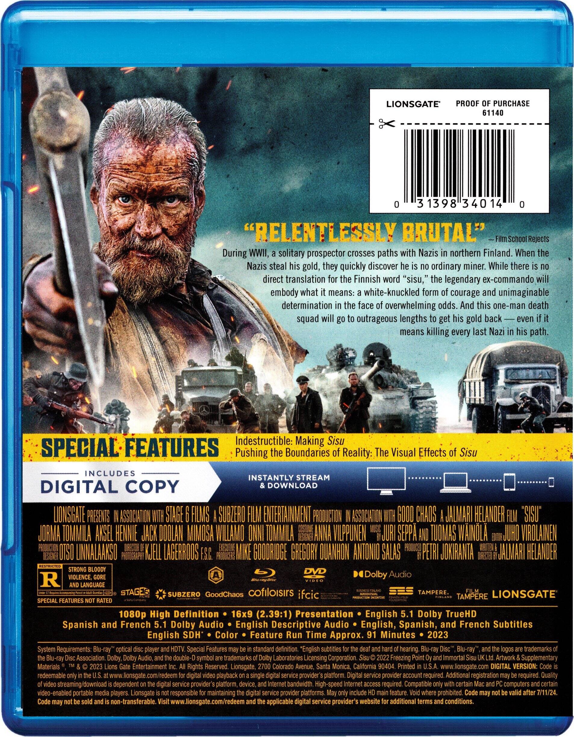 Alt View 1. Sisu   - BLU-RAY.